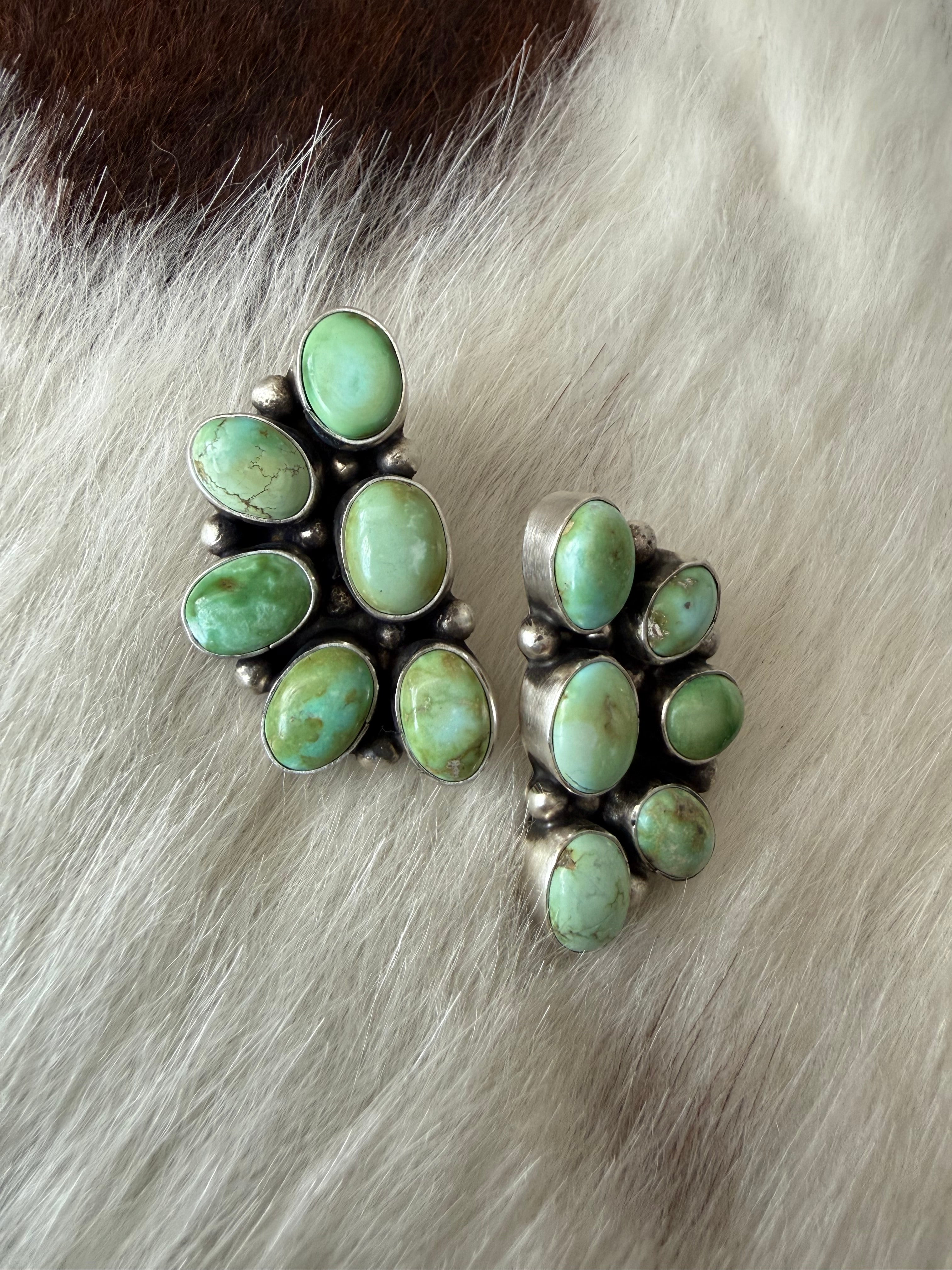 Sonoran gold cluster Earrings