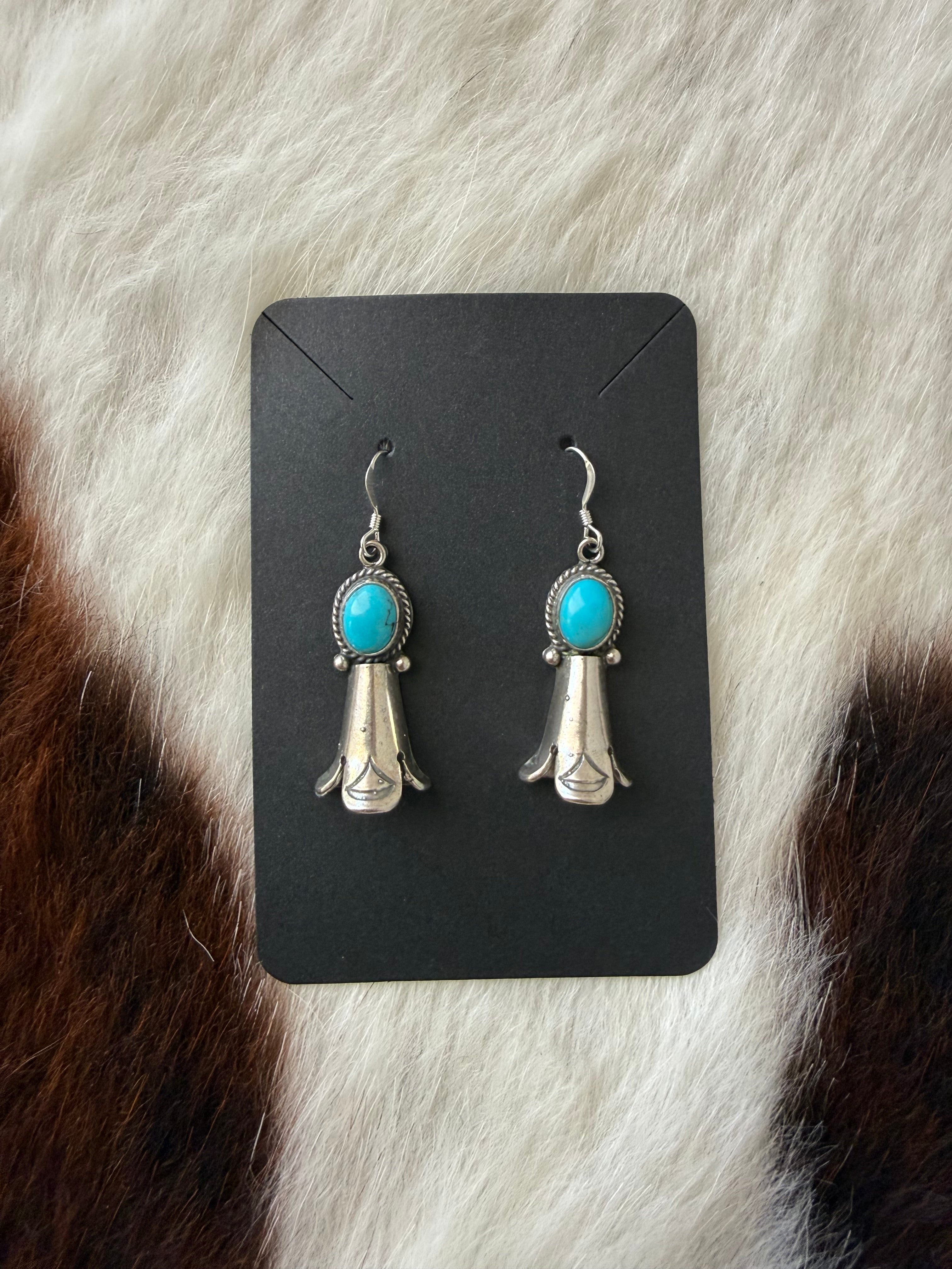 Turquoise Blossom Earrings