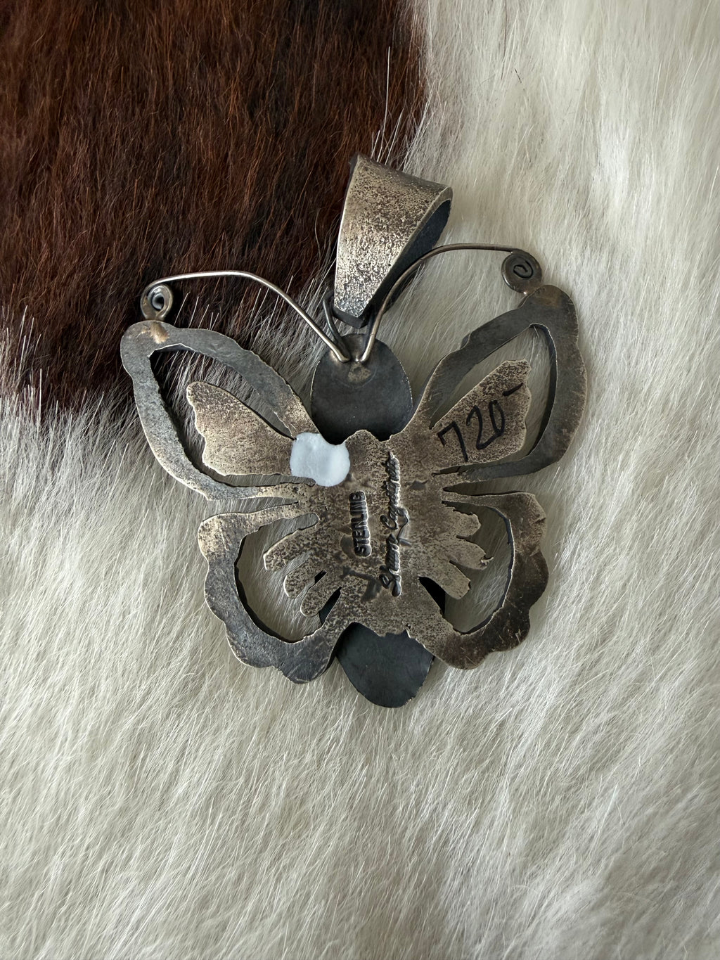 Turquoise Butterfly Pendant
