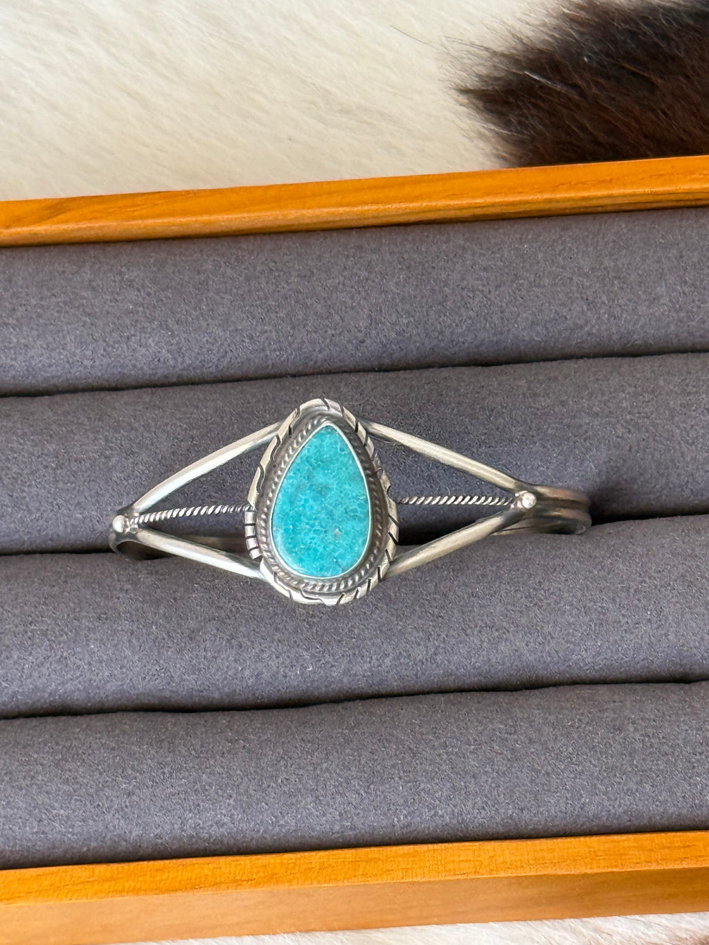 White Water Turquoise Cuff