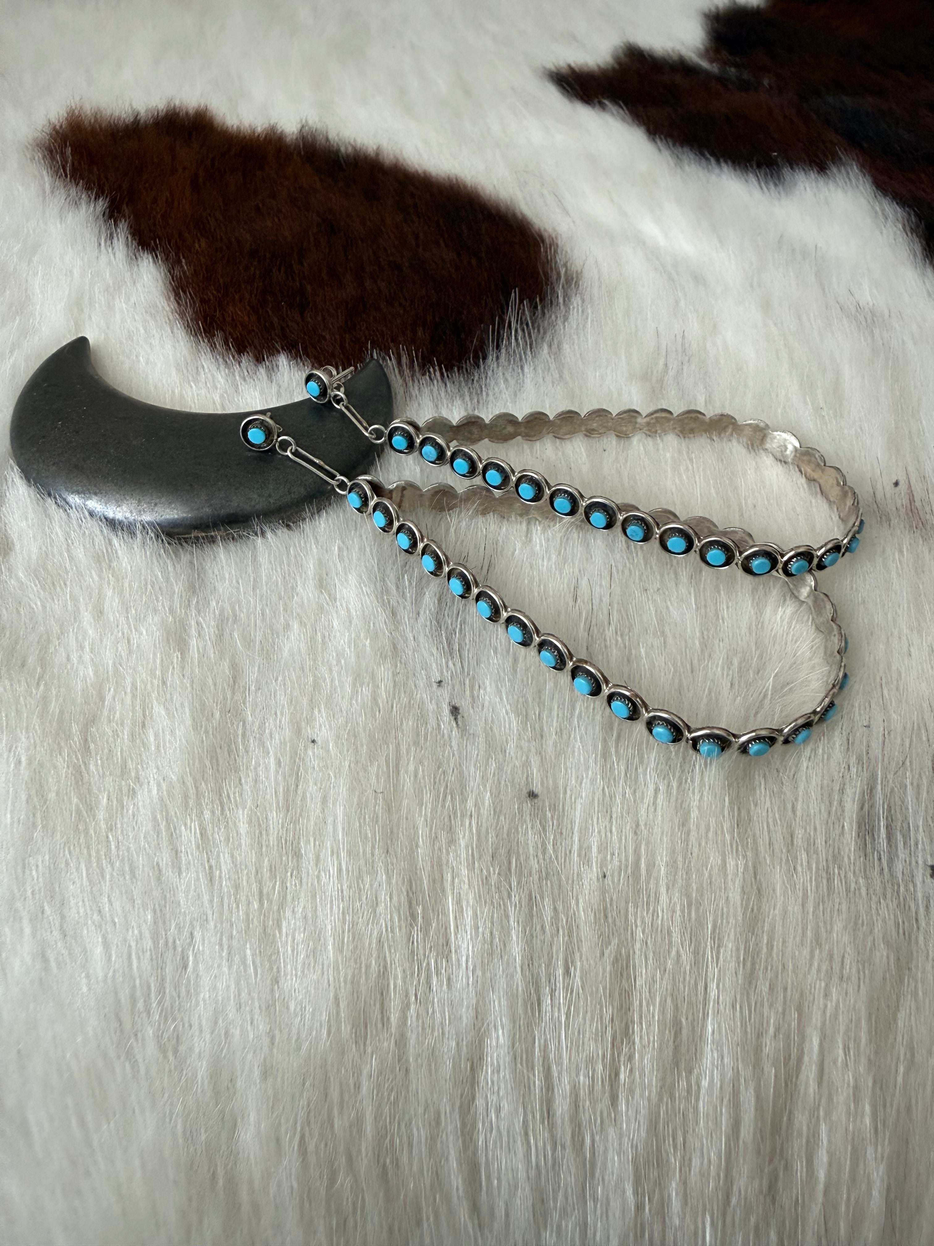 Zuni teardrop Hoops