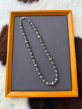 Fluted Round & Rondell beaded Necklace