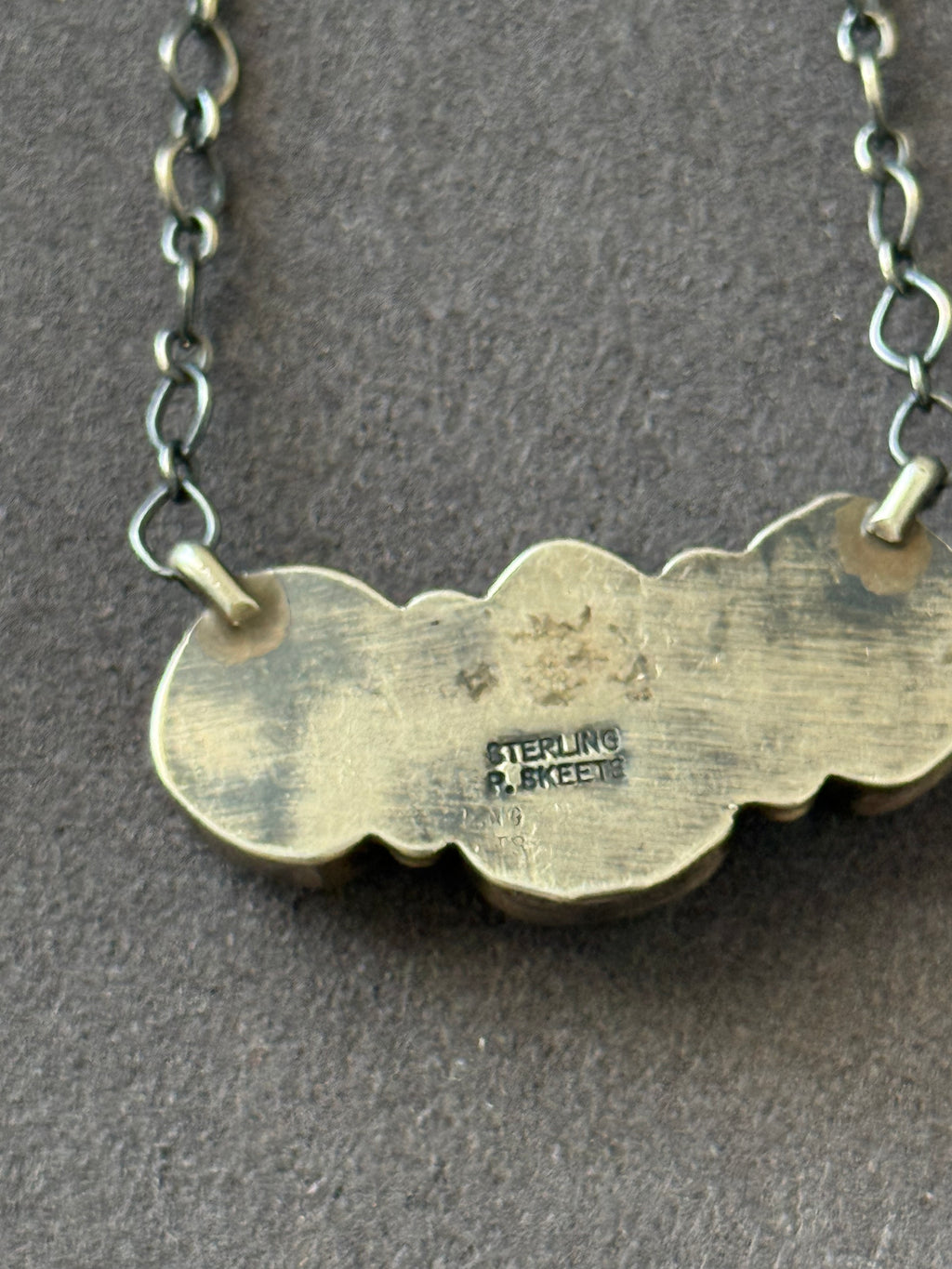 Three Stone Turquoise necklace