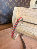 Zuni Coral Cuff