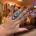 Turquoise Concho ring