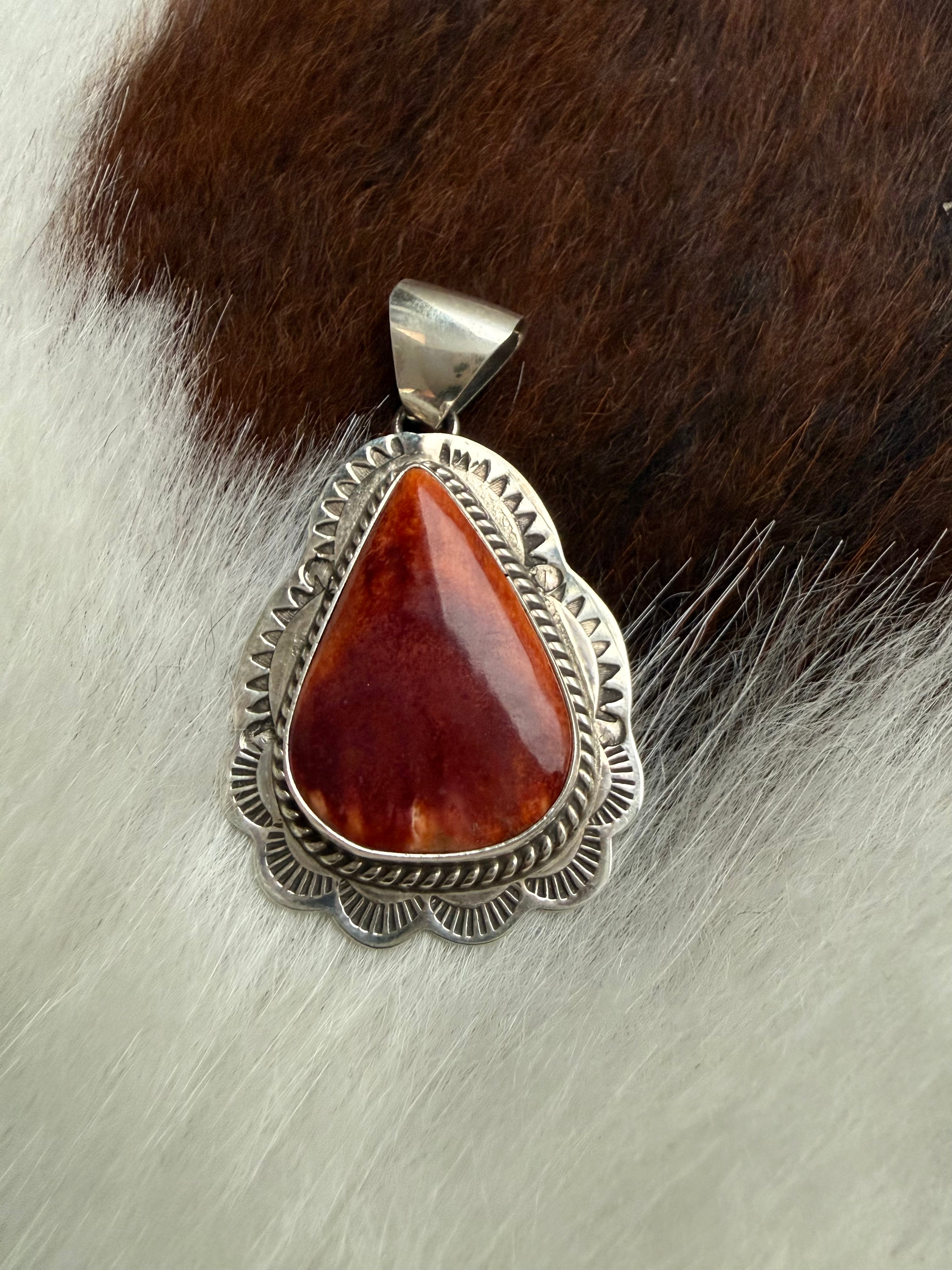 Orange spiny Pendant