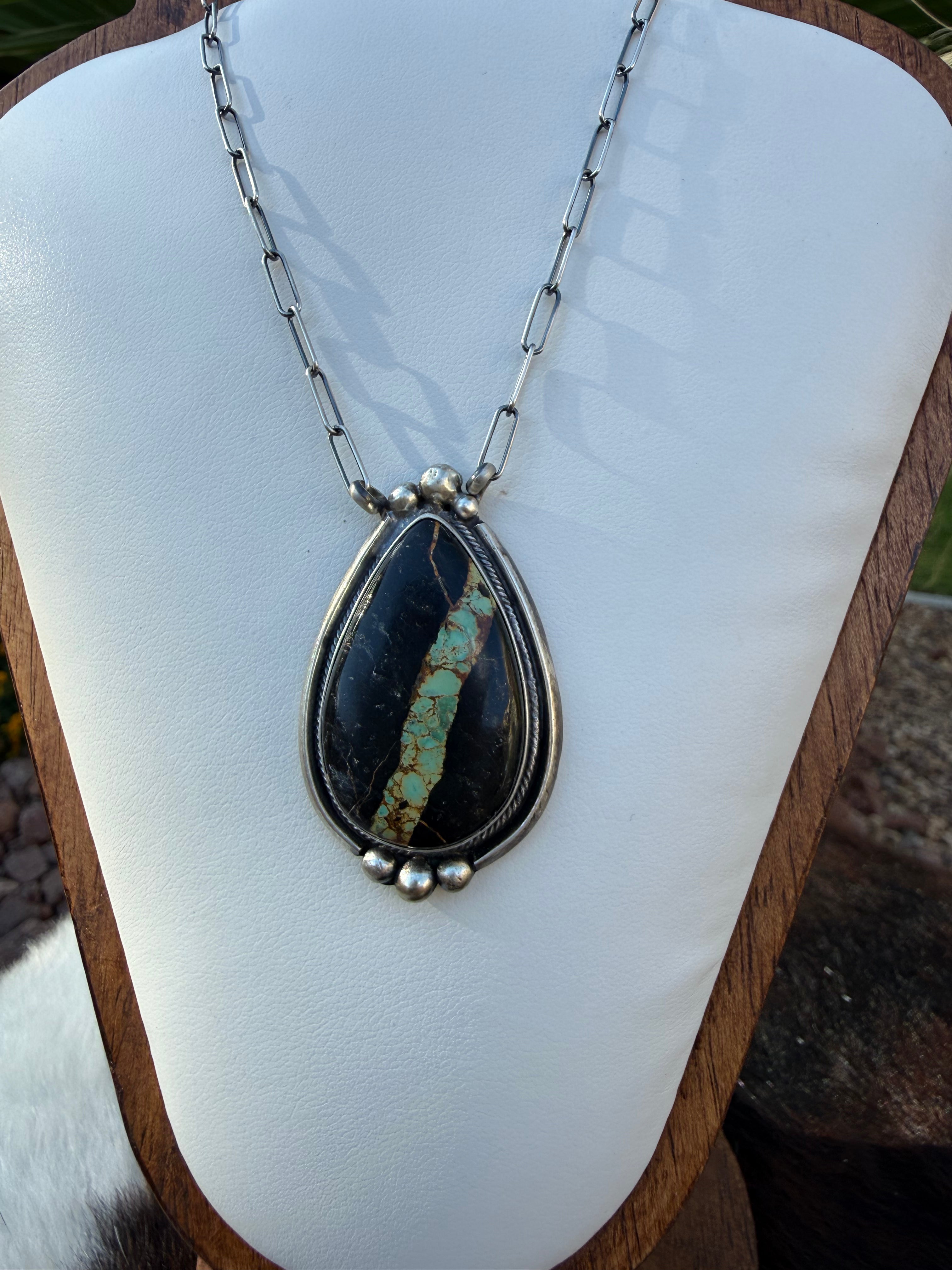Blackjack Turquoise Necklace