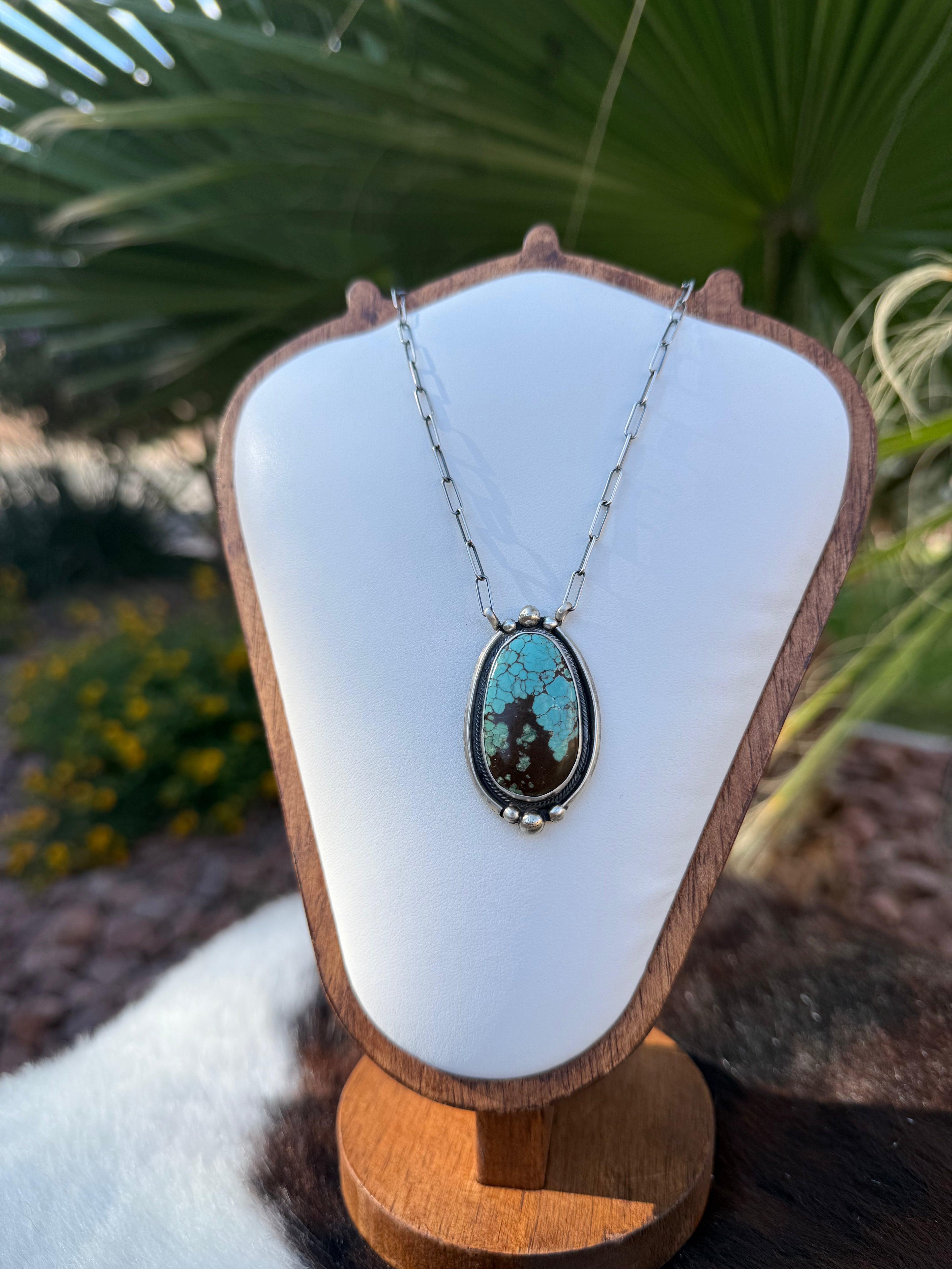 Royston Turquoise pendant necklace