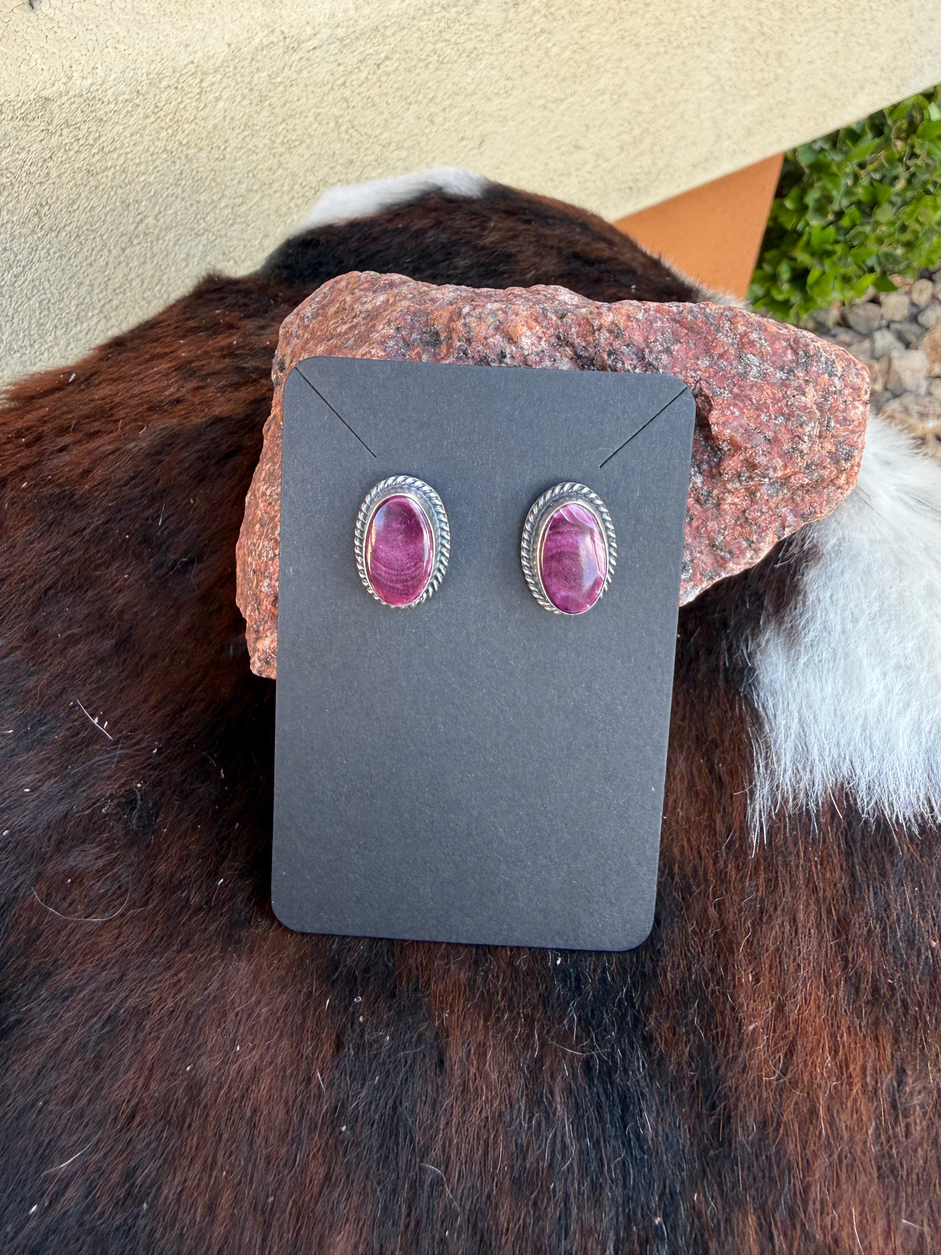 Purple spiny studs