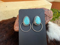 Turquoise Mini Hoops