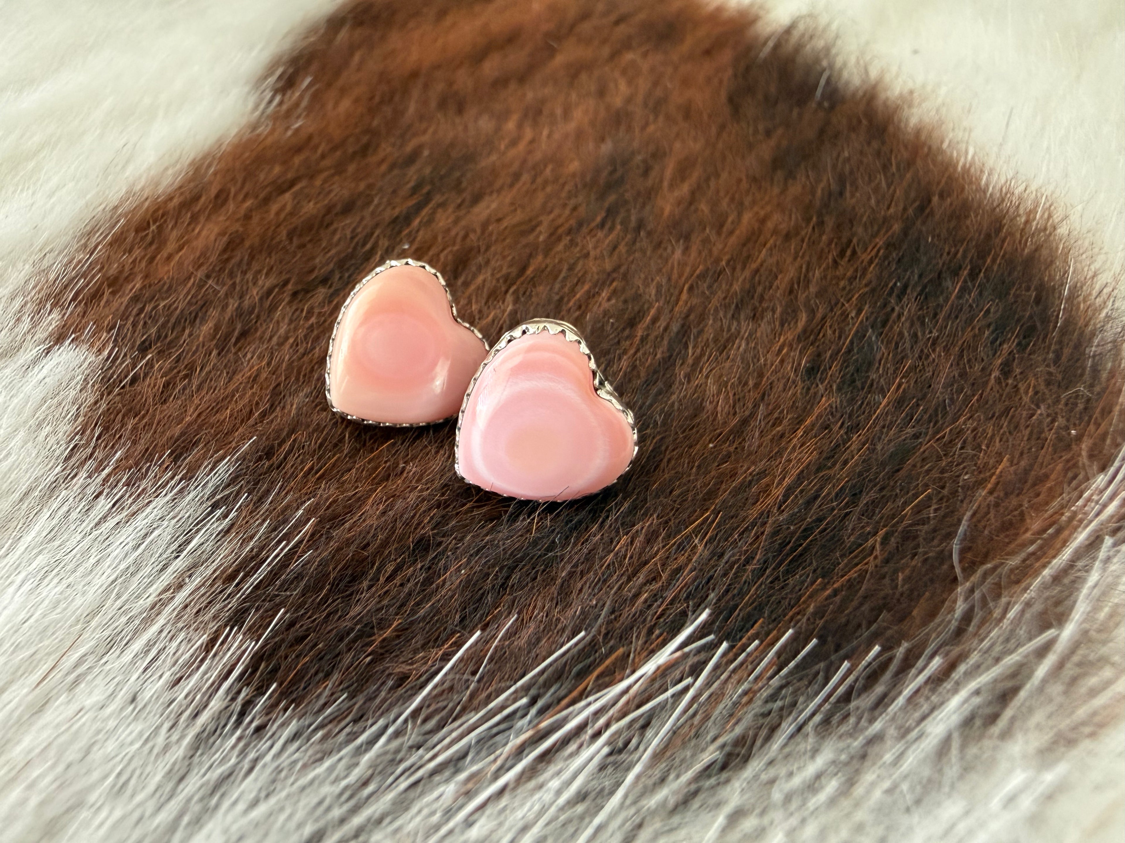 Heart studs