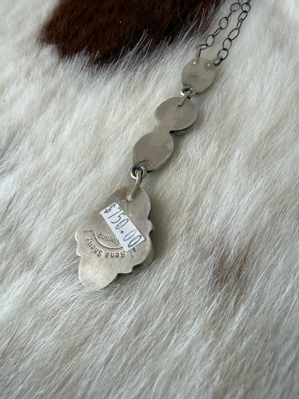 Sonoran & Purple spiny drop Necklace