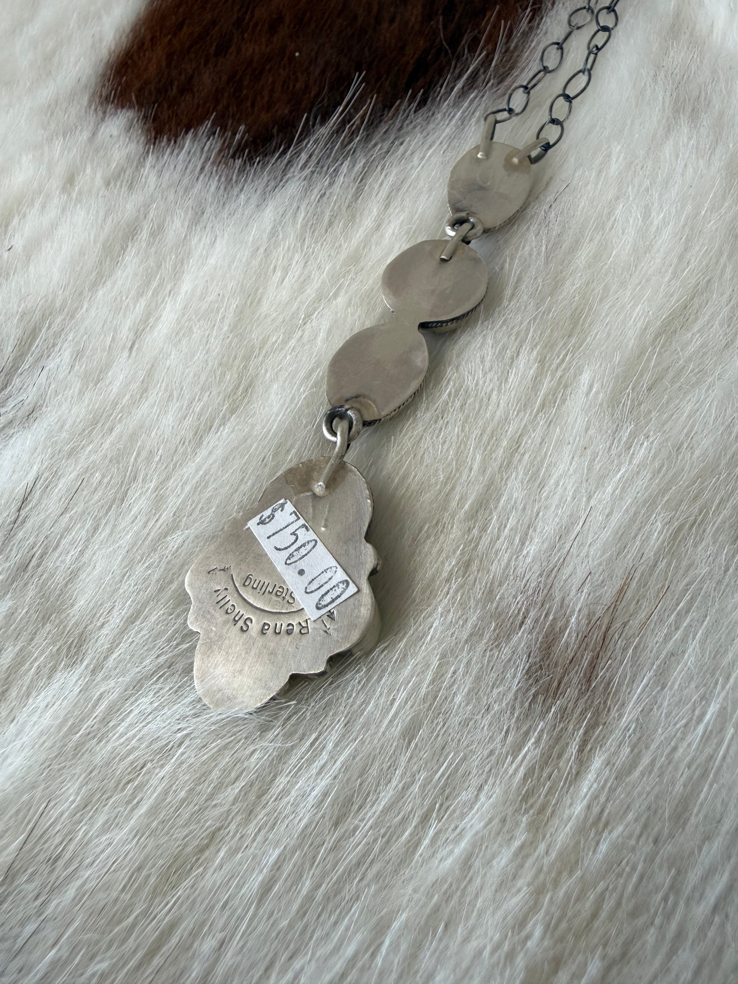 Sonoran & Purple spiny drop Necklace