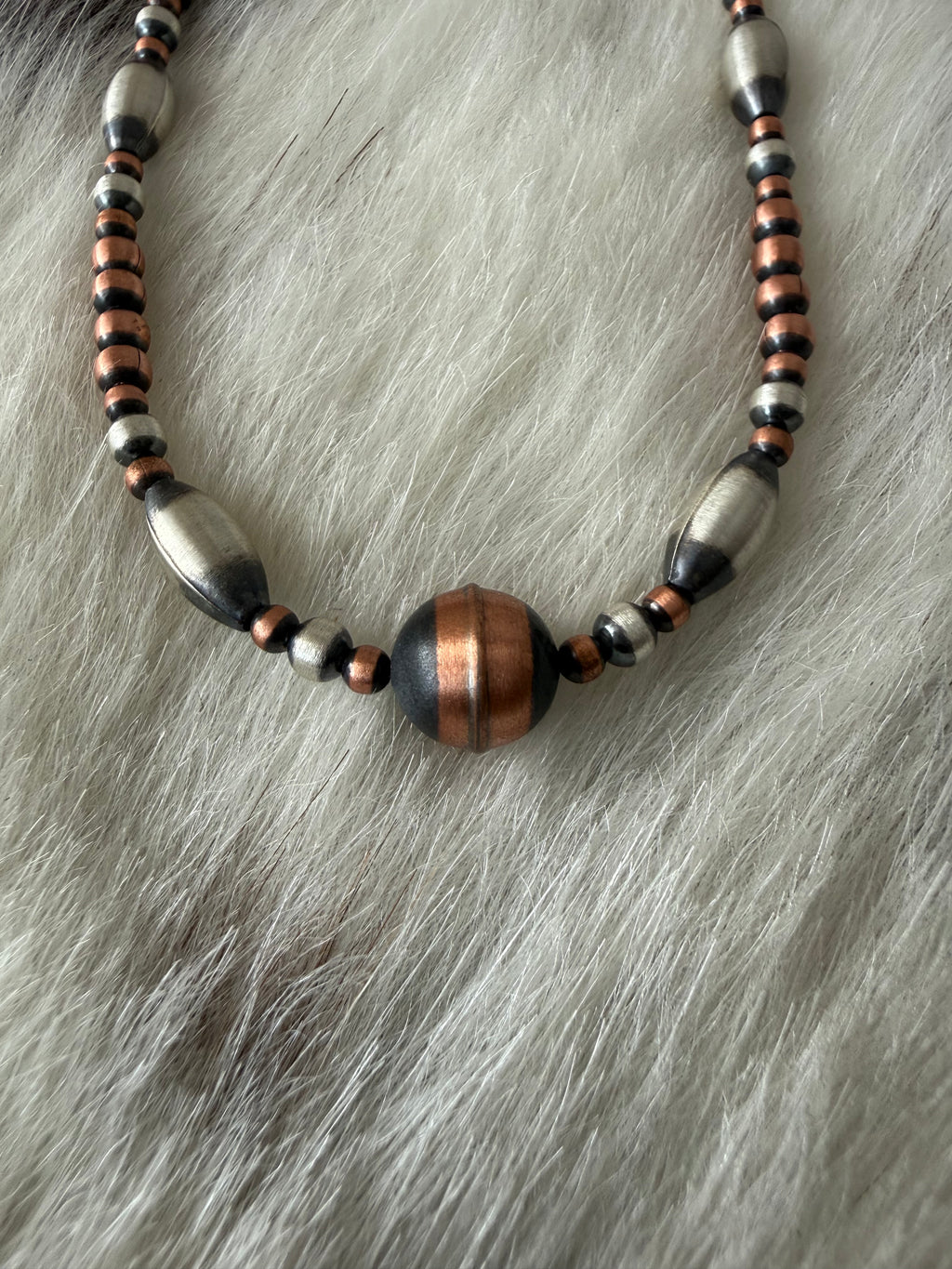 Copper and Silver Pearls