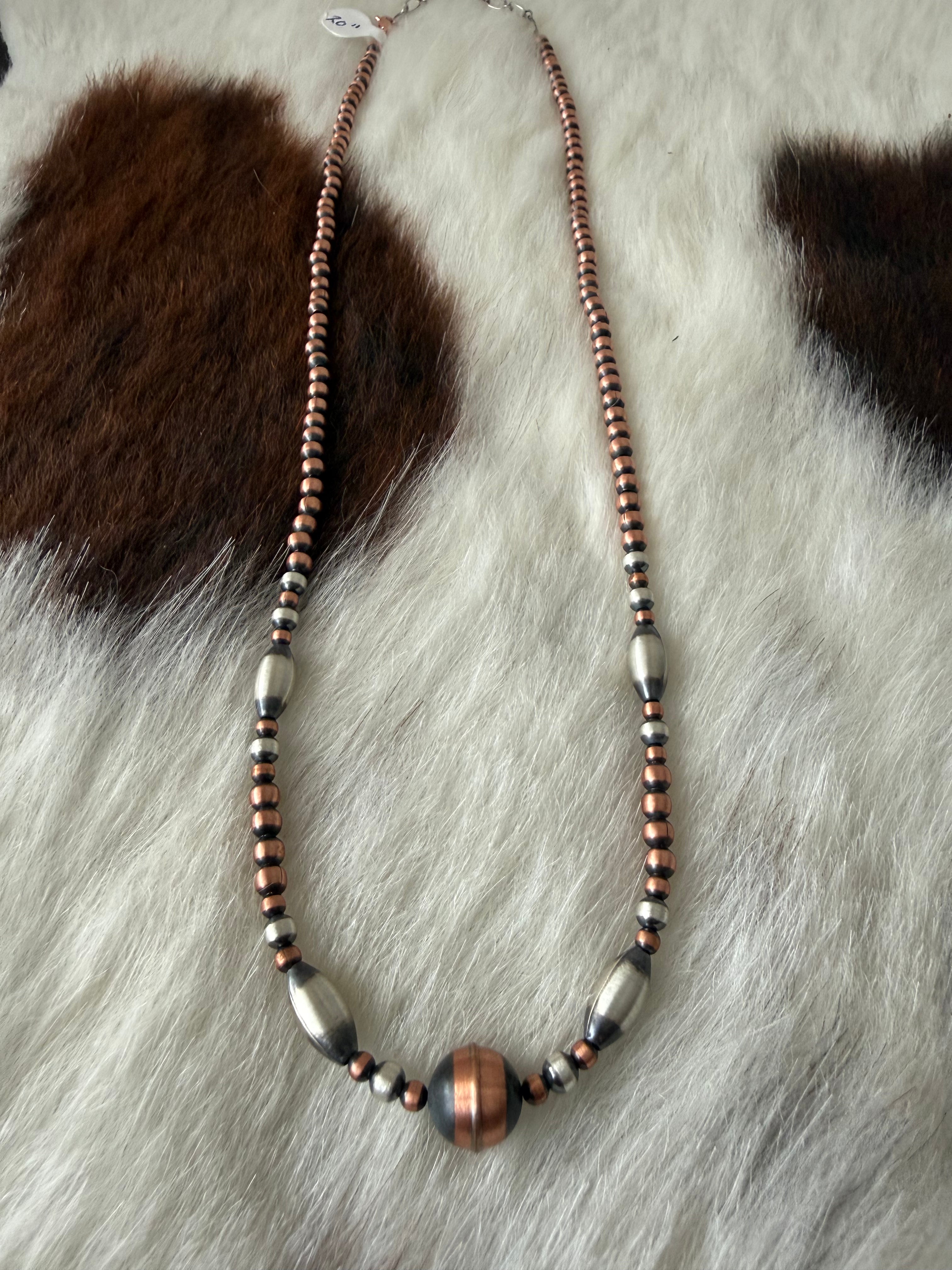 Copper and Silver Pearls