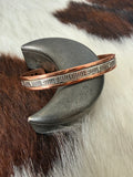 Copper and Silver cuff