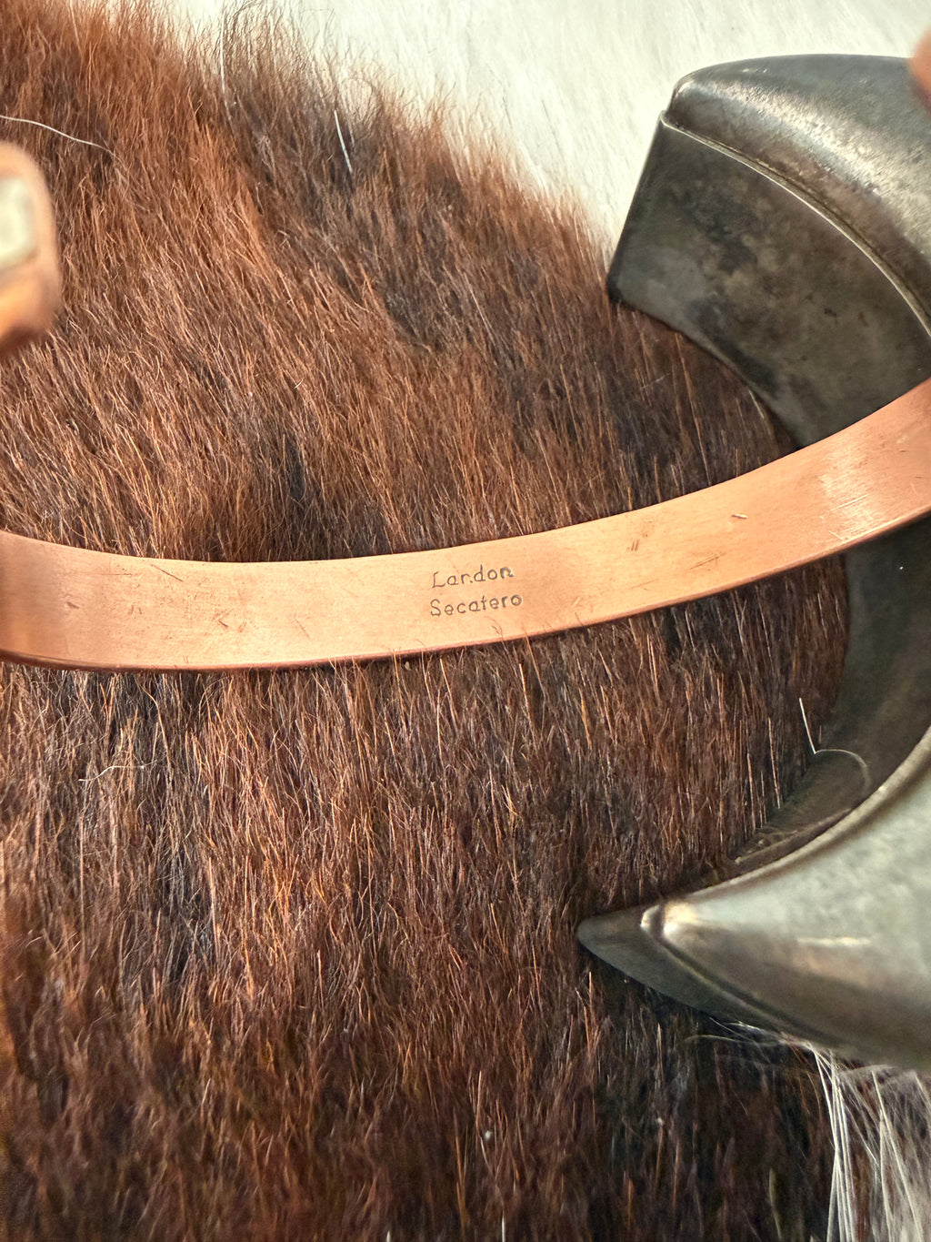 Copper and Silver cuff