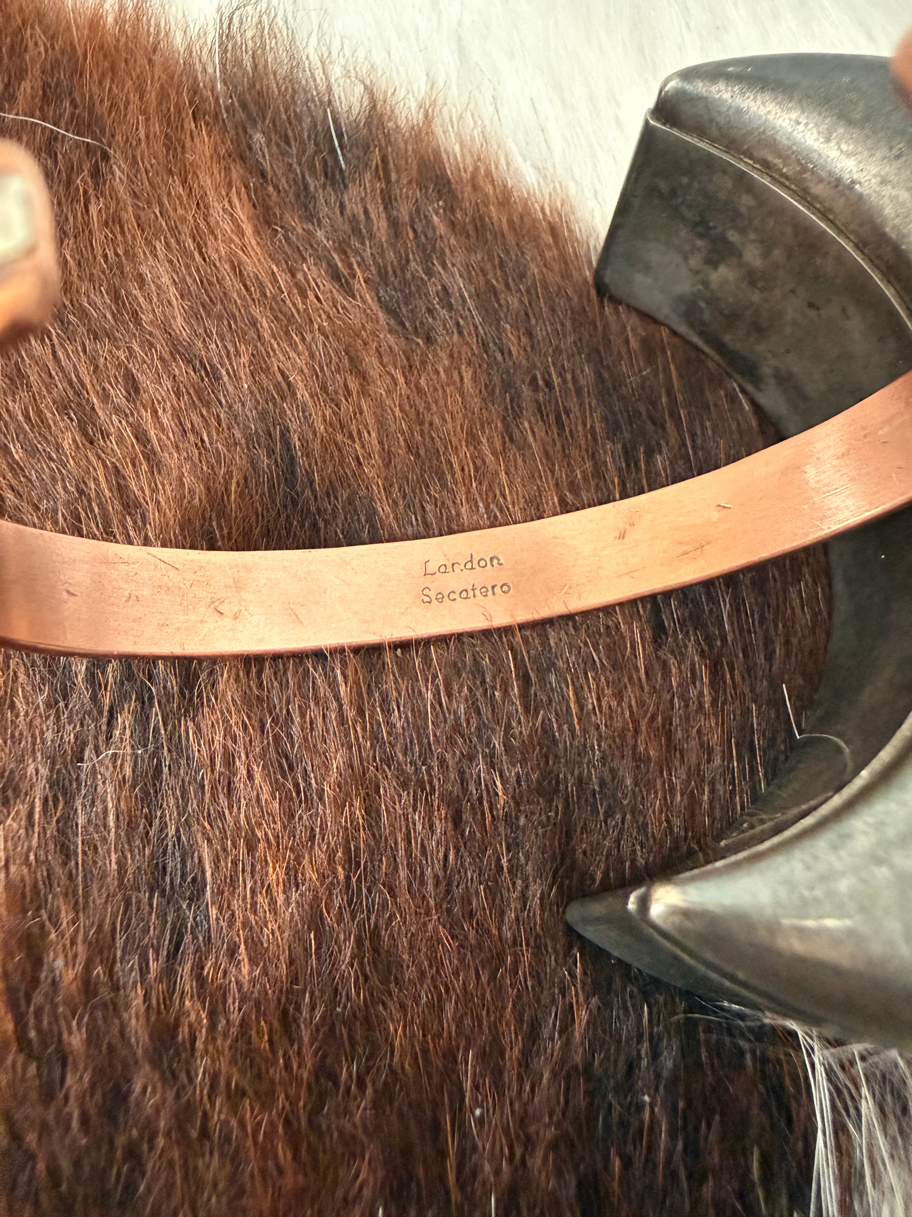 Copper and Silver cuff