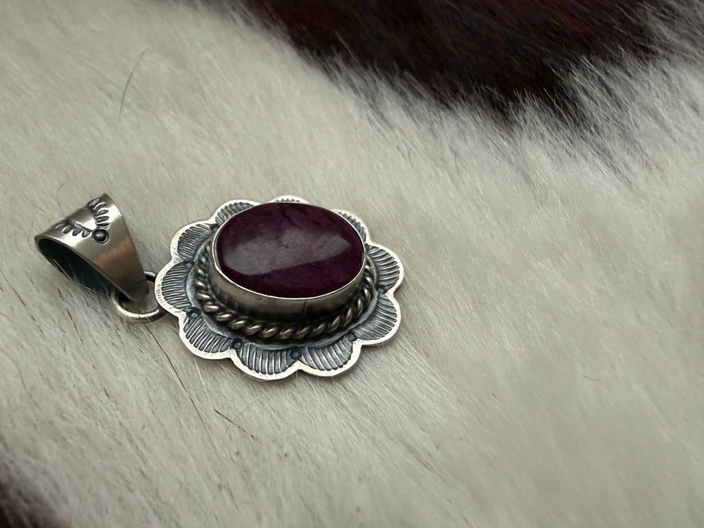 Purple Spiny Pendant