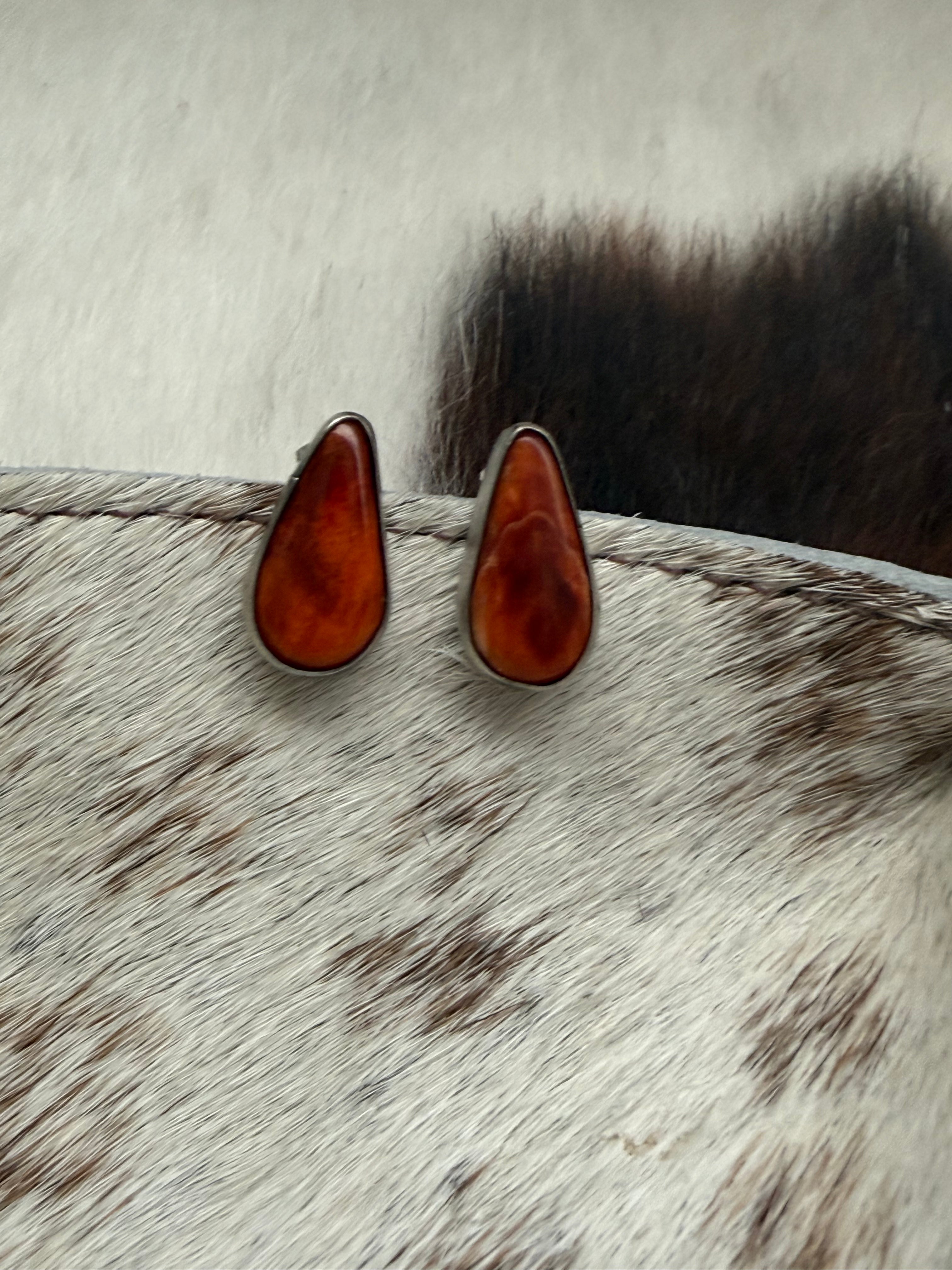 Orange Spiny studs