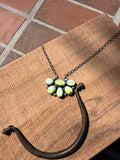 Palomino Half Cluster Necklace