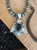 Onyx Thunder bird Pendant