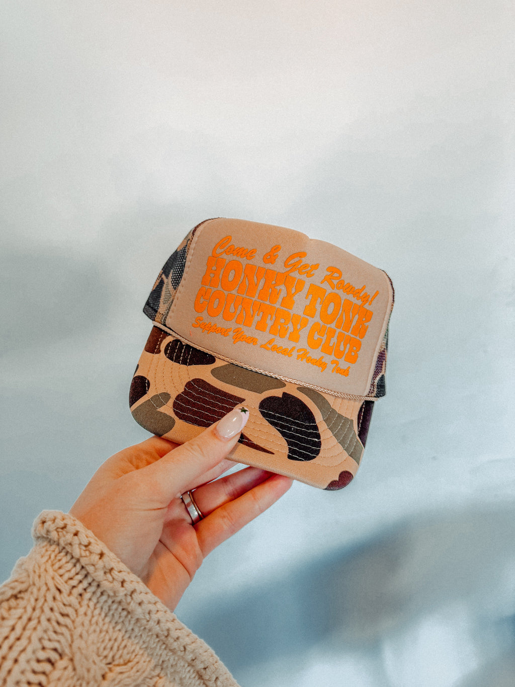 Underground Original Design: Honky Tonk Country Club, Western Trucker Hat