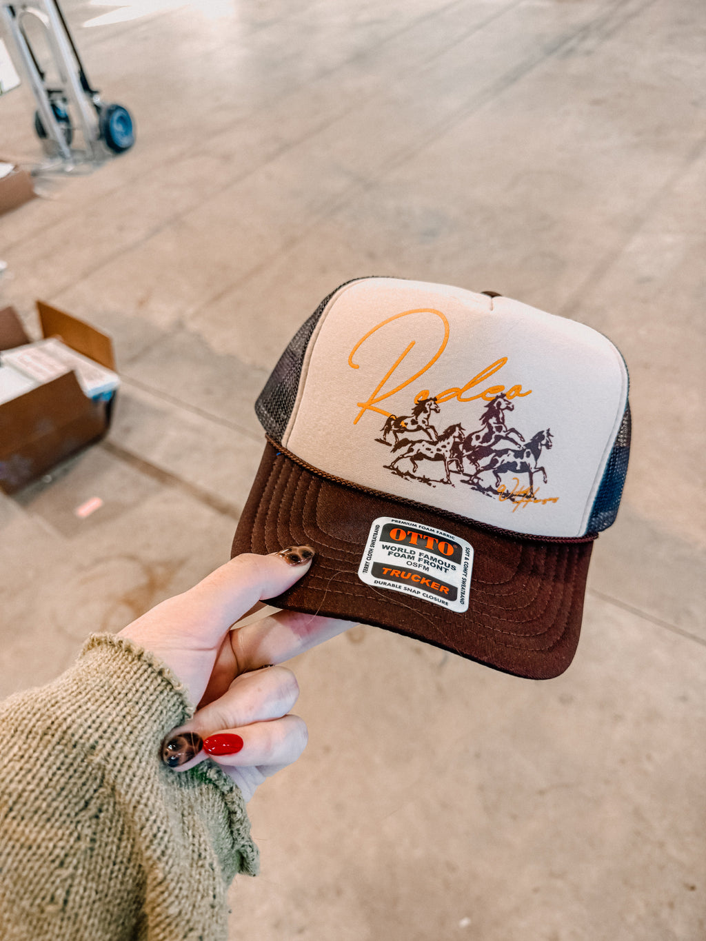 Underground Original Design: Wild Horses Rodeo, Western Trucker Hat