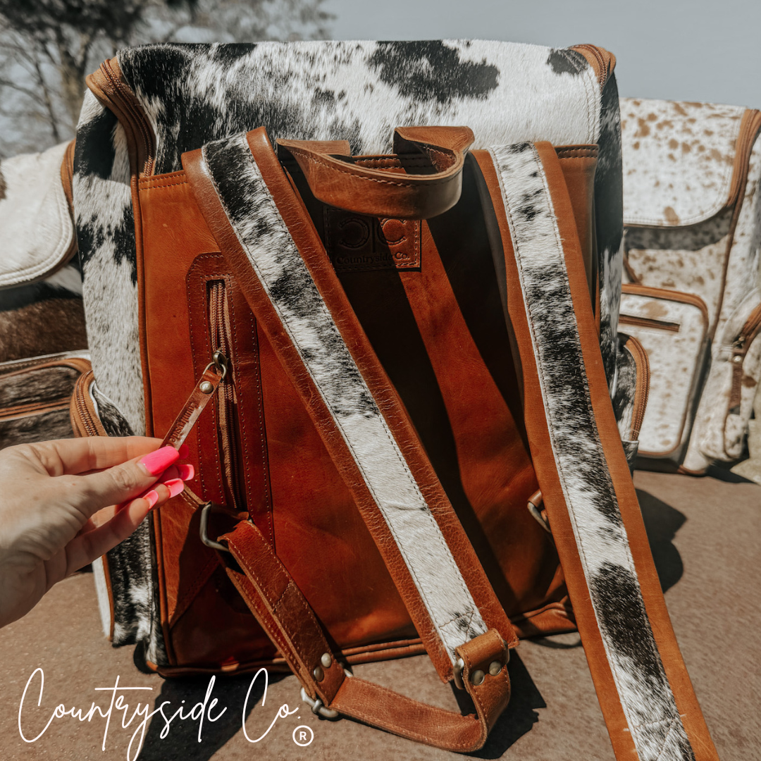Boulder Cowhide Conceal Carry Backpack